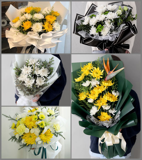 广东江门市恩平市牛江镇高联村白事花束代送